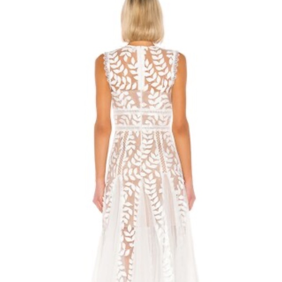 Bronx and Banco Saba Blanc Midi Dress in White - Picture 5 of 16